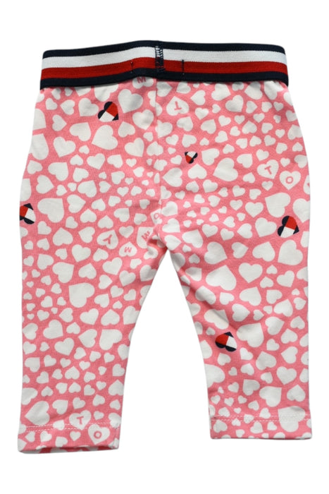 A Pink Leggings from Tommy Hilfiger in size 0-3M for girl. (Back View)