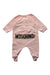 A Pink Long Sleeve Rompers from Moschino in size 6-12M for girl. (Back View)