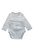 A Blue Long Sleeve Bodysuits from Boss in size 3-6M for girl. (Back View)