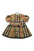 A Multicolour Short Sleeve Dresses from Burberry in size 12-18M for girl. (Back View)