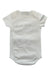 A White Short Sleeve Bodysuits from Gucci in size 0-3M for girl. (Back View)