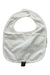 A White Bibs from Gucci in size 0-3M for girl. (Front View)