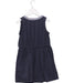 A Navy Sleeveless Dresses from Crewcuts in size 5T for girl. (Back View)