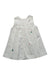 A White Sleeveless Dresses from Jacadi in size 12-18M for girl. (Back View)