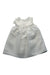 A White Sleeveless Dresses from Mamas & Papas in size 6-12M for girl. (Back View)