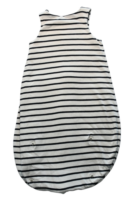 A Black Sleepsacs from Petit Bateau in size 12-18M for neutral. (Back View)