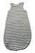 A Black Sleepsacs from Petit Bateau in size 12-18M for neutral. (Back View)
