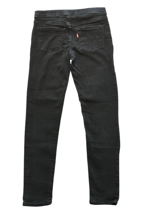 A Black Jeans from Levi's in size 12Y for girl. (Back View)