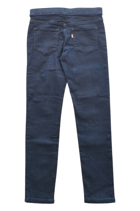 A Navy Jeans from Levi's in size 10Y for girl. (Back View)