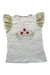 A White Short Sleeve Tops from Monsoon in size 9Y for girl. (Front View)