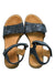 A Black Sandals from Froddo in size 10Y for girl. (Front View)