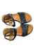 A Black Sandals from Froddo in size 10Y for girl. (Back View)