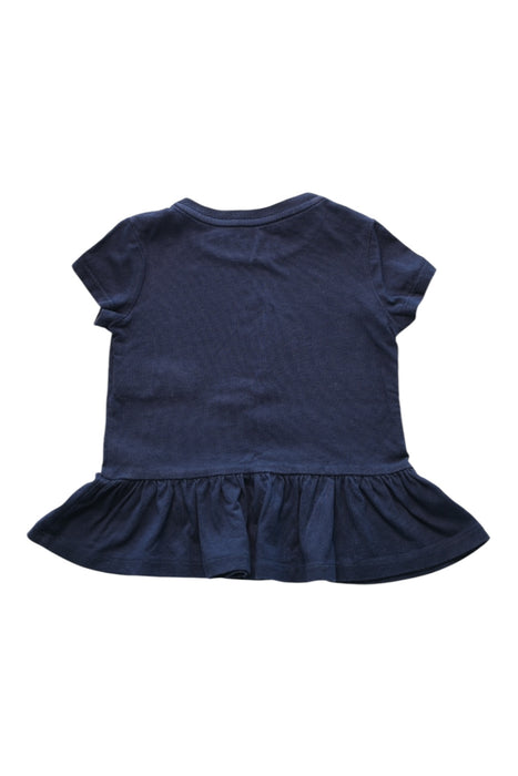 A Navy Short Sleeve Tops from Polo Ralph Lauren in size 12-18M for girl. (Back View)
