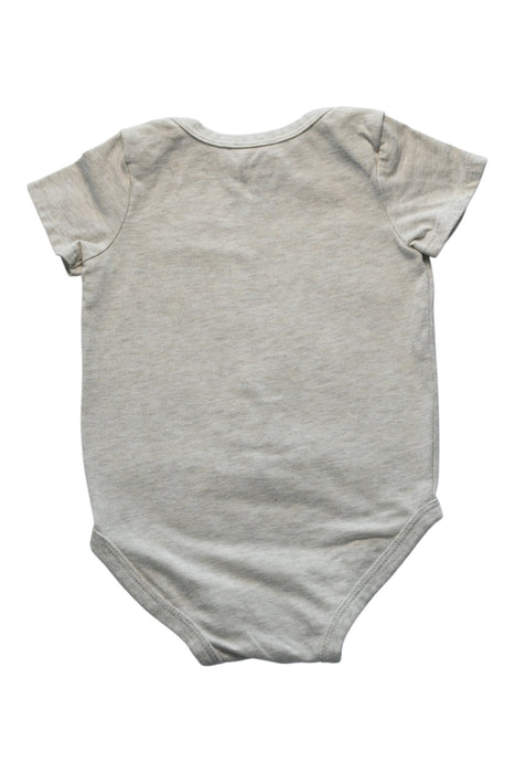 A Grey Short Sleeve Bodysuits from Nike in size 3-6M for neutral. (Back View)