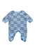 A Blue Long Sleeve Rompers from Tommy Hilfiger in size 0-3M for boy. (Front View)
