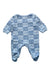 A Blue Long Sleeve Rompers from Tommy Hilfiger in size 0-3M for boy. (Back View)
