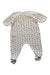 A White Onesies from Petit Bateau in size 3-6M for girl. (Back View)