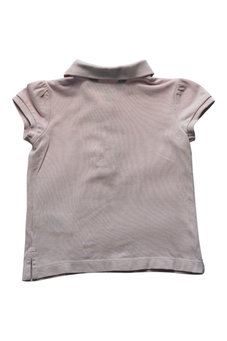A Pink Short Sleeve Polos from Polo Ralph Lauren in size 2T for girl. (Back View)