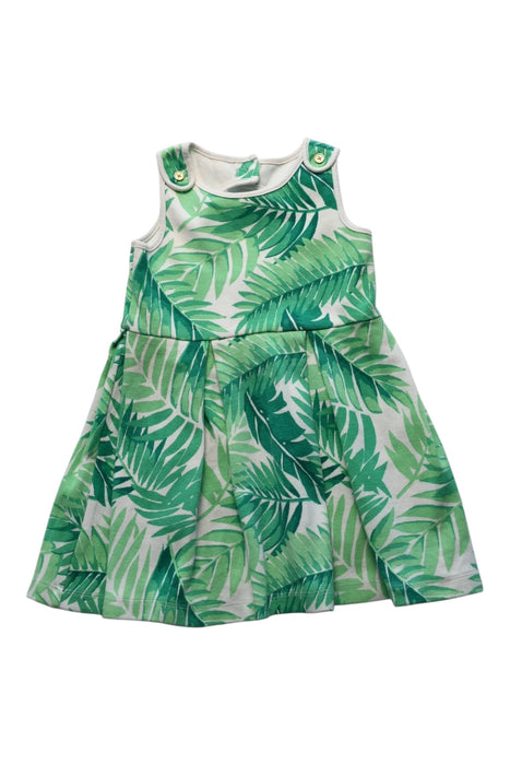A Green Sleeveless Dresses from Janie & Jack in size 18-24M for girl. (Front View)