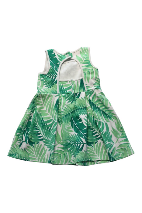 A Green Sleeveless Dresses from Janie & Jack in size 18-24M for girl. (Back View)