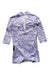 A Purple Rash Guards from BEACH & BANDITS  in size 6-12M for girl. (Back View)