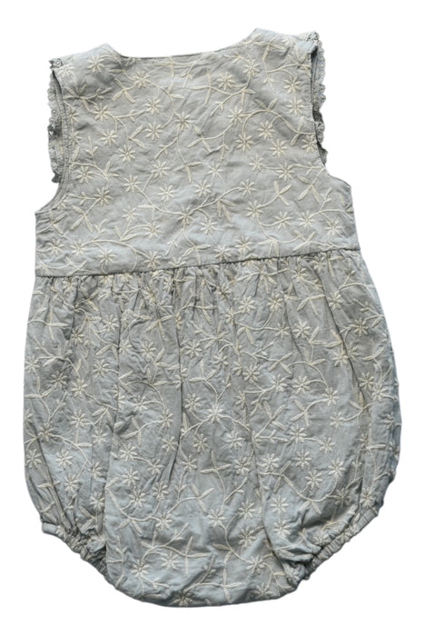 A Grey Sleeveless Rompers from Mamas & Papas in size 6-12M for girl. (Back View)