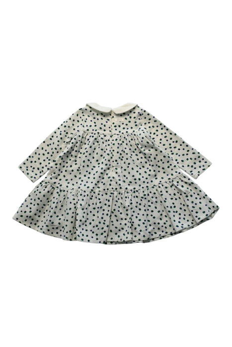 A White Long Sleeve Dresses from Catimini in size 12-18M for girl. (Back View)