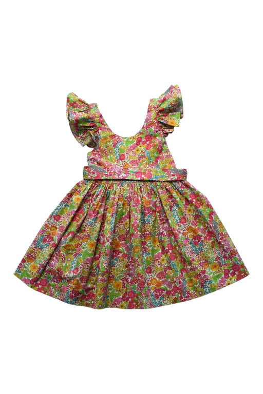 A Multicolour Sleeveless Dresses from Jacadi in size 3T for girl. (Front View)