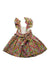 A Multicolour Sleeveless Dresses from Jacadi in size 3T for girl. (Back View)