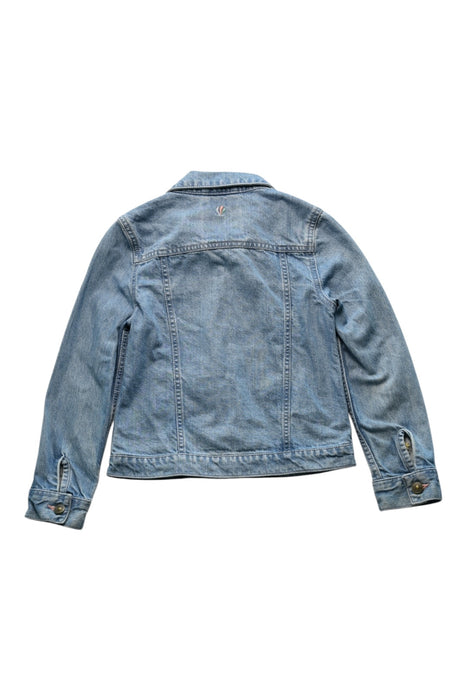 A Blue Lightweight Jackets from FatFace in size 10Y for girl. (Back View)