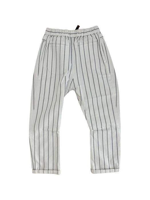 A White Casual Pants from Brunello Cucinelli in size 6T for girl. (Back View)
