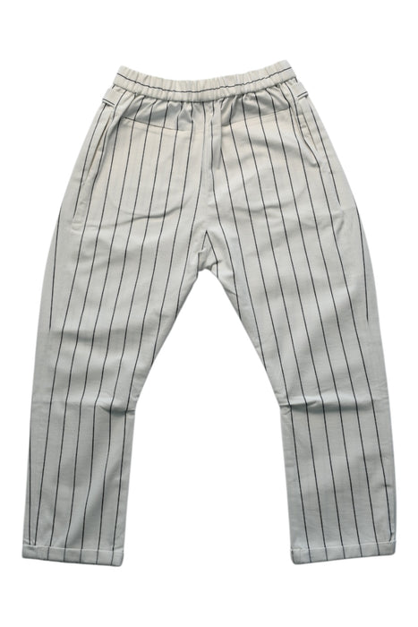 A White Casual Pants from Brunello Cucinelli in size 8Y for girl. (Back View)