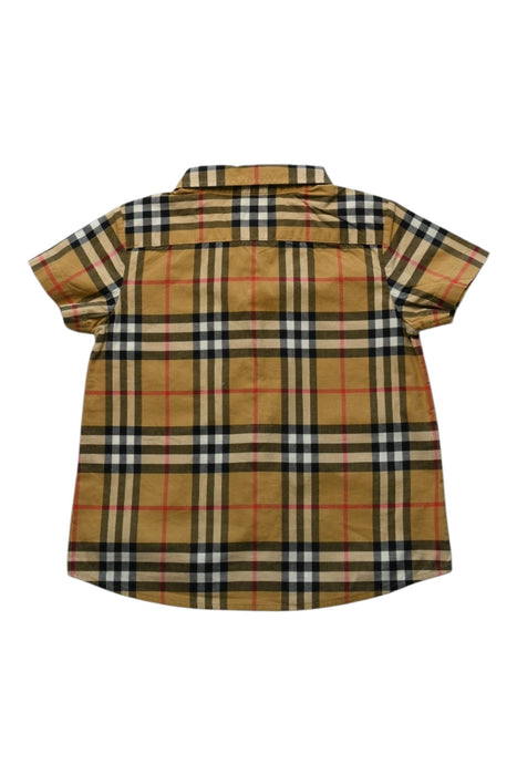 A Multicolour Short Sleeve Shirts from Burberry in size 2T for boy. (Back View)