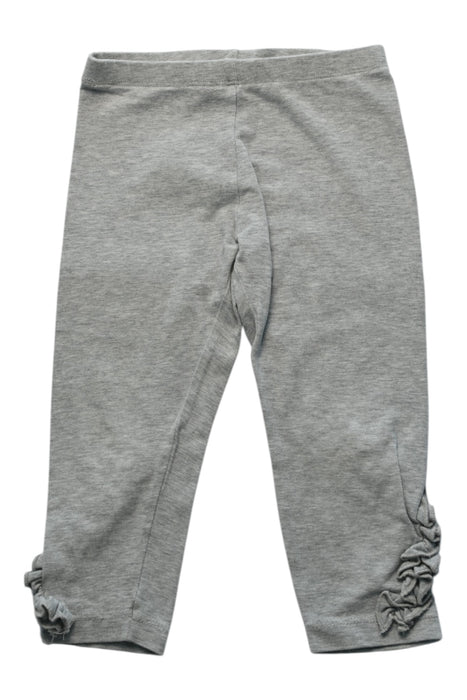 A Grey Leggings from Monnalisa in size 3T for girl. (Front View)