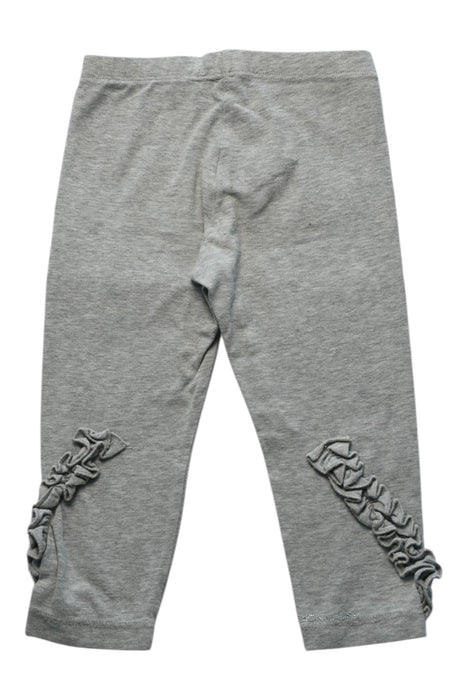 A Grey Leggings from Monnalisa in size 3T for girl. (Back View)
