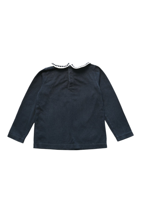 A Black Long Sleeve Tops from Jacadi in size 3T for girl. (Back View)