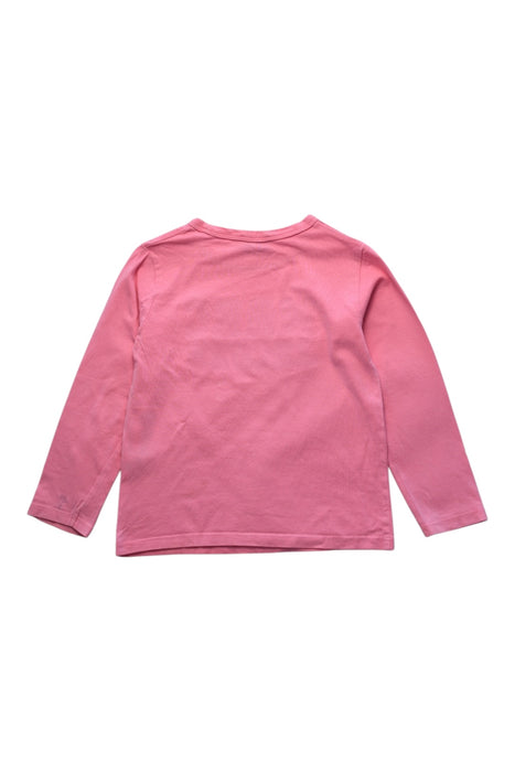 A Pink Long Sleeve T Shirts from Little Marc Jacobs in size 5T for girl. (Back View)