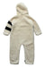 A Beige Snowsuits from Moncler in size 6-12M for girl. (Back View)