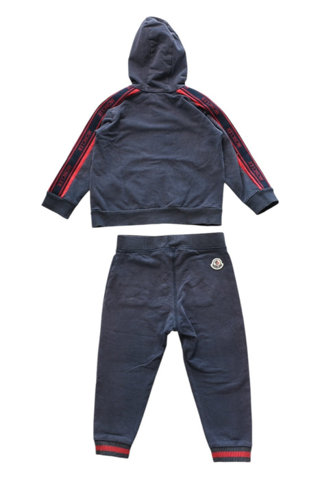 A Navy Pants Sets from Moncler in size 2T for girl. (Back View)