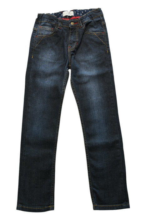 A Blue Jeans from Frugi in size 8Y for boy. (Front View)