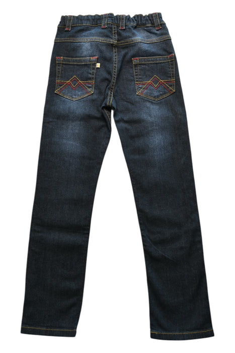 A Blue Jeans from Frugi in size 8Y for boy. (Back View)