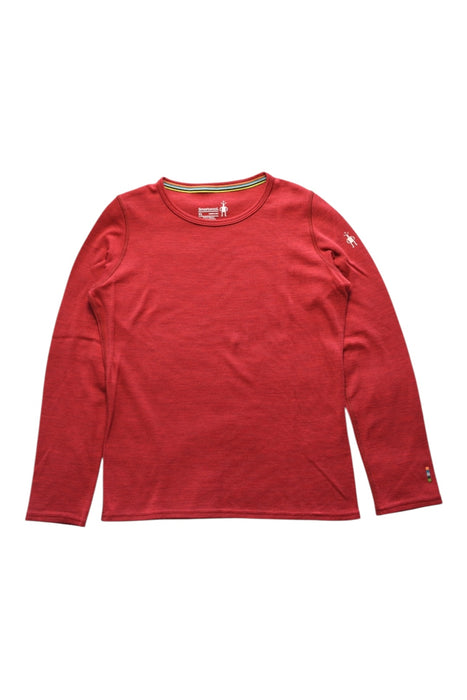 A Red Long Sleeve Tops from Smartwool in size 14Y for neutral. (Front View)