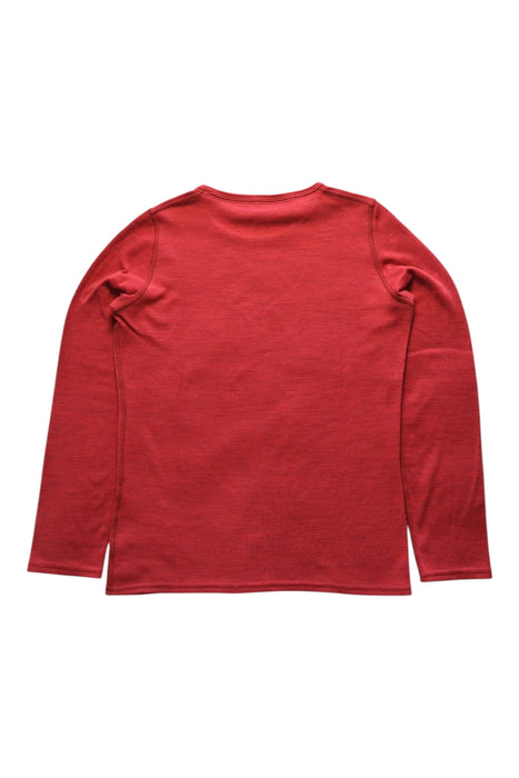 A Red Long Sleeve Tops from Smartwool in size 14Y for neutral. (Back View)