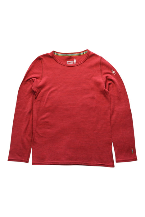 A Red Long Sleeve T Shirts from Smartwool in size 14Y for neutral. (Front View)