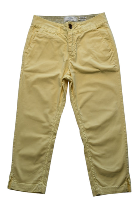 A Yellow Casual Pants from FatFace in size 11Y for boy. (Front View)