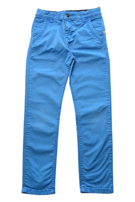 A Blue Casual Pants from Frugi in size 7Y for boy. (Front View)