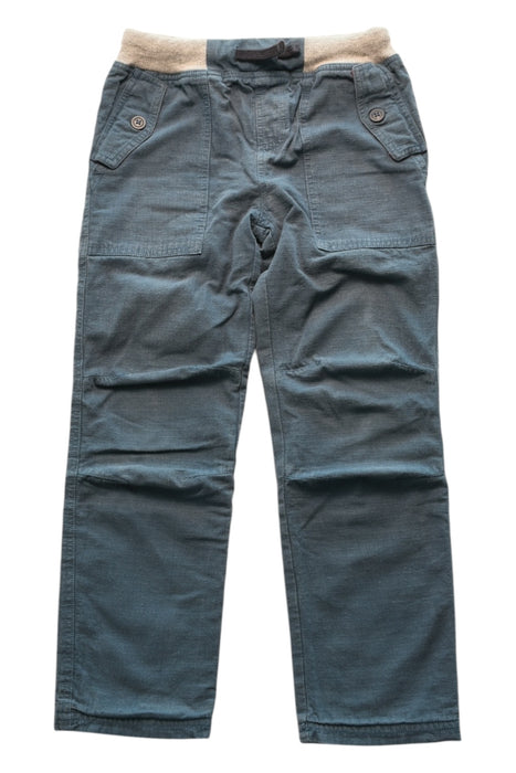 A Blue Casual Pants from Frugi in size 6T for boy. (Front View)