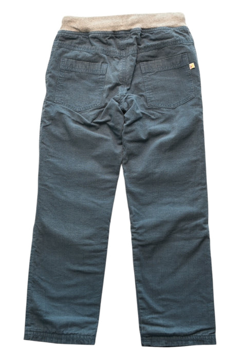 A Blue Casual Pants from Frugi in size 6T for boy. (Back View)