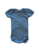 A Blue Short Sleeve Bodysuits from Petit Bateau in size 3-6M for neutral. (Front View)