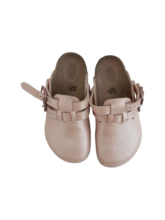 A Pink Casual Boots from Birkenstock in size 4T for girl. (Front View)